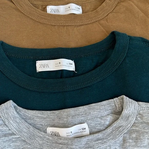 Zara Long Sleeve Shirts Bundle Kids sz 9 - Picture 2 of 3